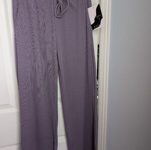 Love Poem Wide-Leg Lounge Pants - Lavender